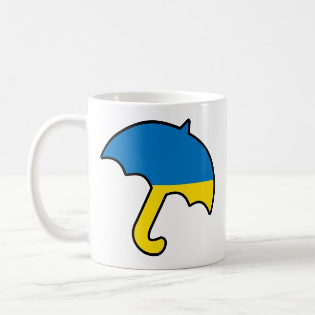 Ukrainas paraply kaffemugg (Vänster)