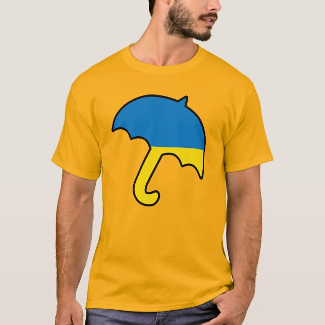 Ukrainas paraply t shirt (Framsida)