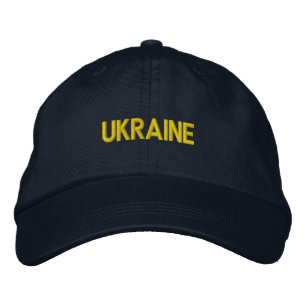 Ukrainas patriotiska design Embroired Baseball Hat Broderad Keps
