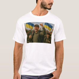 Ukrainas soldater firar Victory Together T Shirt