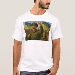 Ukrainas soldater firar Victory Together T Shirt