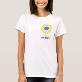 Ukrainas solros Ukrainas stöd Patriotic T Shirt