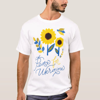 Ukrainas solroskonst Fred i Ukraina T Shirt