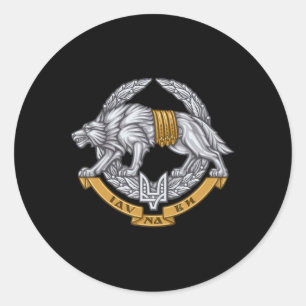 Ukrainas Speciella insatsstyrkor Spetsnaz-Varg Runt Klistermärke
