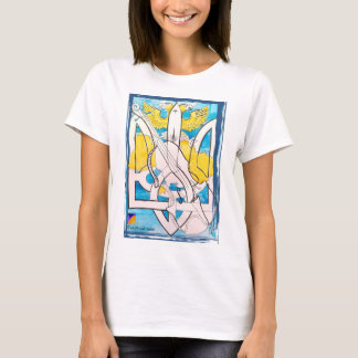 Ukrainas stöd, konst för Ukrainas T-shirt