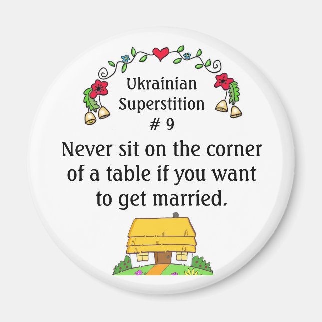 Ukrainas superstitioner magnet (Framsidan)
