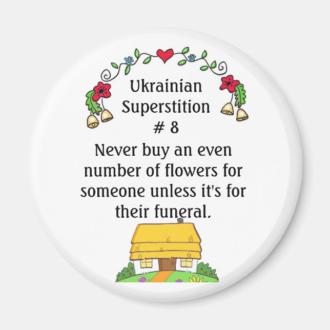 Ukrainas superstitioner magnet (Framsidan)
