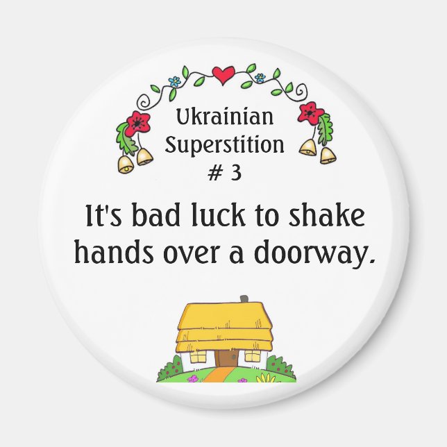 Ukrainas superstitioner magnet (Framsidan)