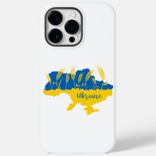 Ukrainas typografi och vetearon på ukrainska flagg