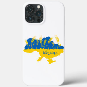 Ukrainas typografi och vetearon på ukrainska flagg