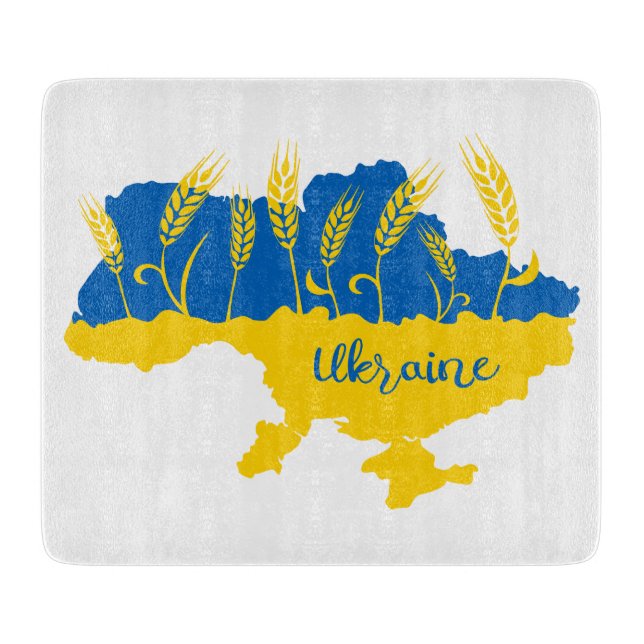 Ukrainas typografi och vetearon på ukrainska flagg (Framsidan)
