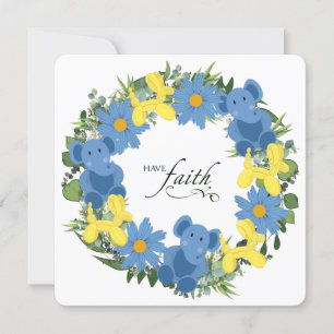 Ukrainas ukrainska andningsblommor Faith Hope