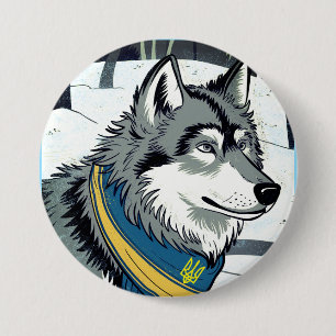 Ukrainas Varg Symbol, Strong, Proud Ukraina Art Knapp