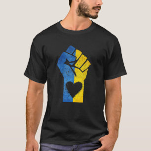 Ukrainas Vintage Flagga, Ukrainas Älskare, Ukraina T Shirt