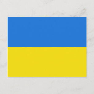 Ukrainas vykort för Flagga