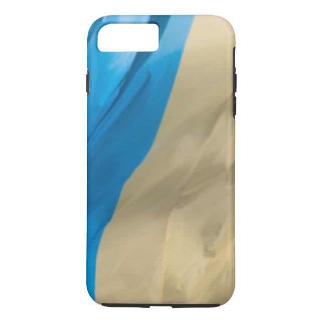 Ukrainas Wave Flagga Case-Mate iPhone Skal (Baksida)