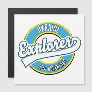 Ukrainautforskare till äventyrslogotyp.