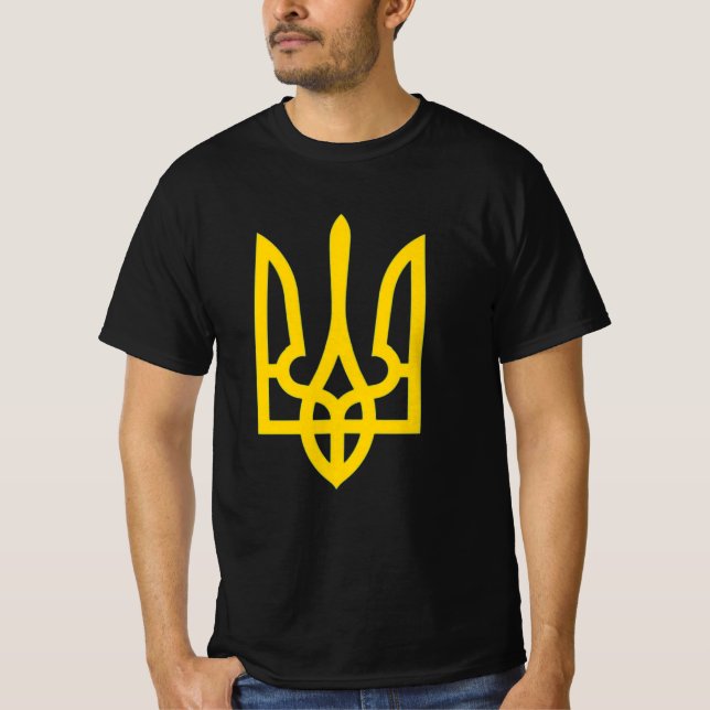 Ukraine basic Trident T-Shirt (Framsida)
