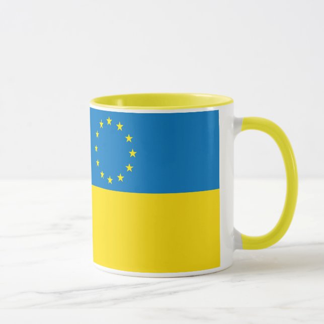 ukraine Europa Mugg (Höger)