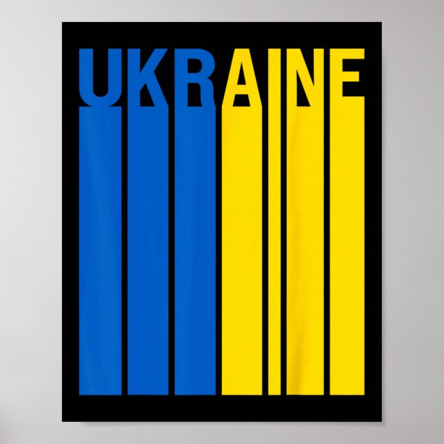 Ukraine Flag 3  Poster (Framsidan)