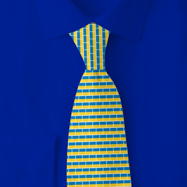 Ukraine Flag Brick Pattern Slips (Skapare uppladdad)