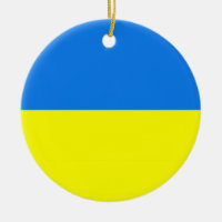 ukraine flagga ornament