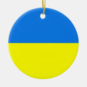 ukraine flagga ornament