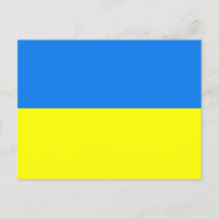 ukraine flagga vycard