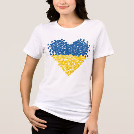 Ukraine is in my heart. Ukrainian flag. Support. T Shirt