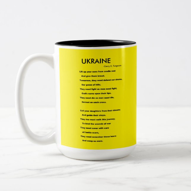 UKRAINE MUGG (Vänster)