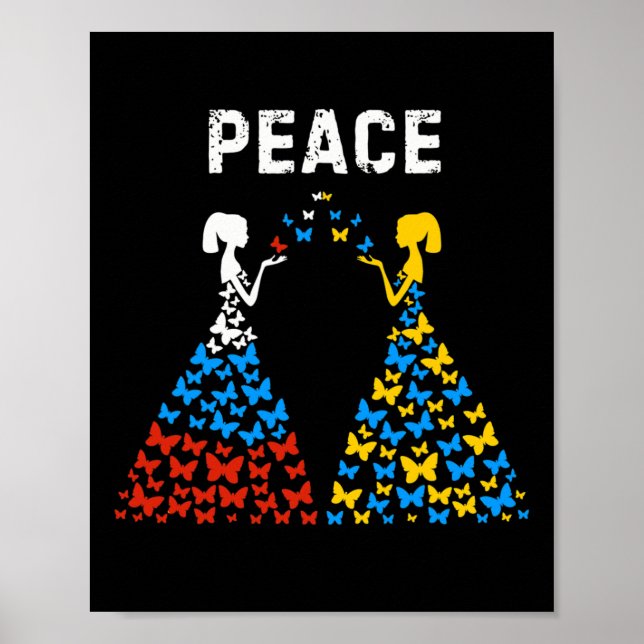 Ukraine Russia Peace Stop War  Poster (Framsidan)