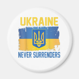 UKRAINE Surrenders Support Ukraina Magnet