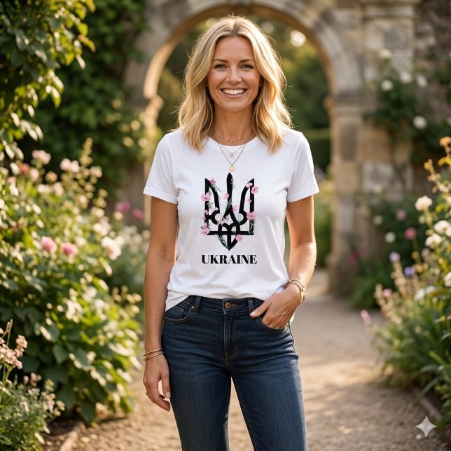 UKRAINE. Trident. Ukrainian Coat of Arms.  T Shirt (Skapare uppladdad)