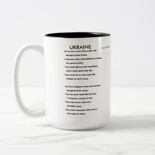 UKRAINE Två-Tonad MUGG