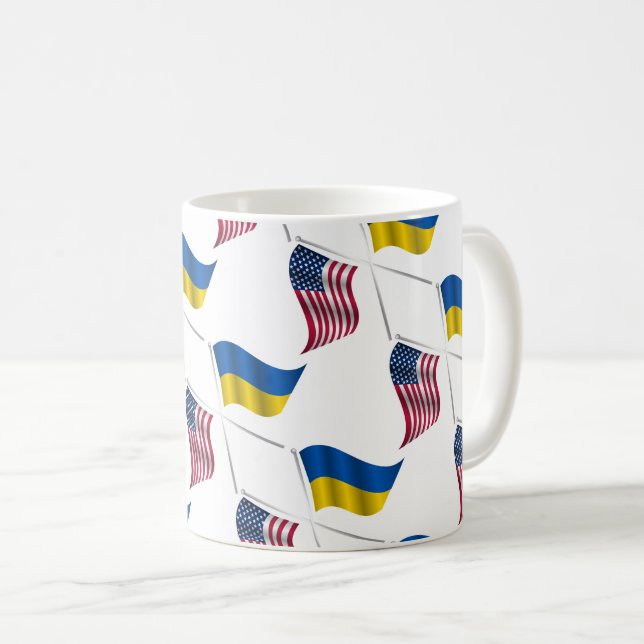 UKRAINE USA Coffee Mugg (Framsida höger)