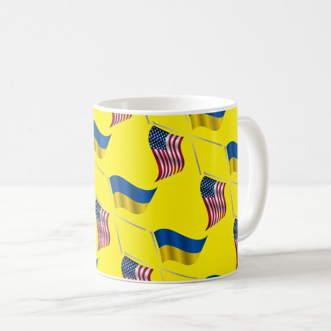 UKRAINE USA KAFFEMUGG (Framsida höger)