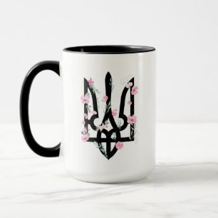 UKRAINE. Vapen. Treudd. Tryzub. Mugg