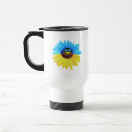 Ukraine watercolor sunflower blue yellow flag resemugg