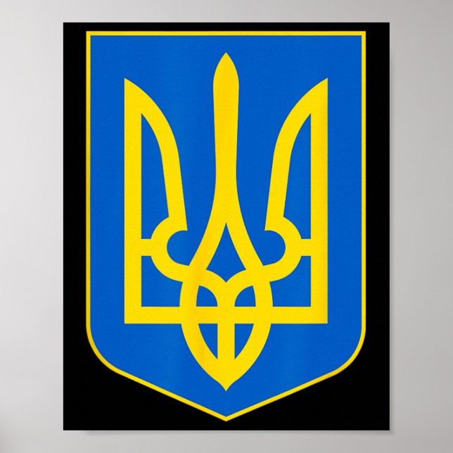 Ukraines statsvapen 1 poster (Framsidan)