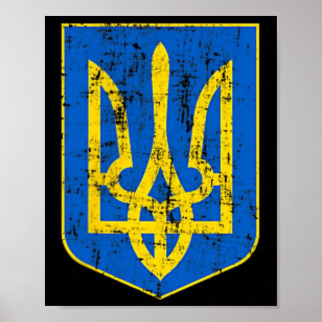 Ukraines statsvapen 2 poster (Framsidan)
