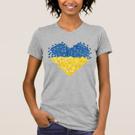 Ukrainian flag. Love to Ukraine. Support.  T Shirt