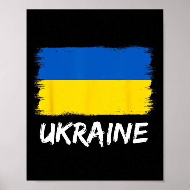 Ukrainian Flag Ukraine 3  Poster (Framsidan)