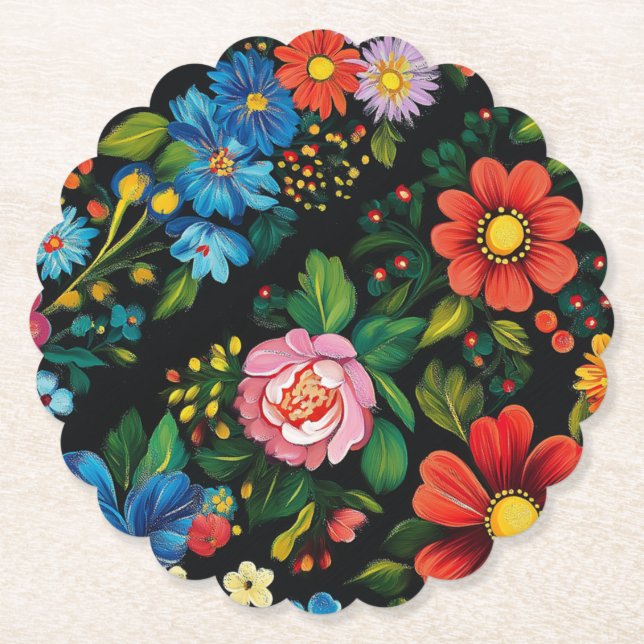 Ukrainian folk art. underlägg papper (Framsida)