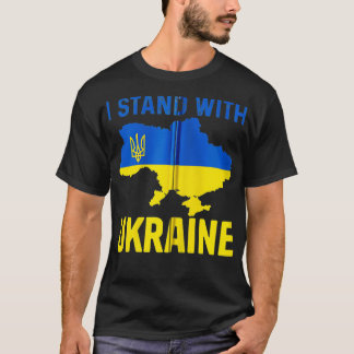 Ukrainian Lover I Stand With Ukraine Support Frien T Shirt
