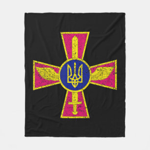 UKRAINIAN LUFT FORCE EMBLEM UKRAINA PASSERADE STYR FLEECEFILT