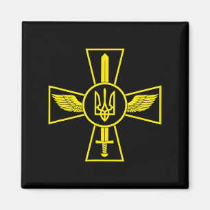 UKRAINIAN LUFT FORCE EMBLEM UKRAINA PASSERADE STYR MAGNET