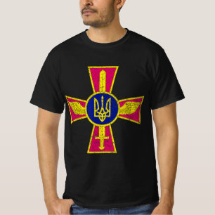 UKRAINIAN LUFT FORCE EMBLEM UKRAINA PASSERADE STYR T SHIRT