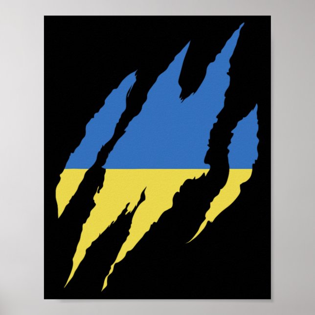 Ukrainian Quote Ukraine Flag Ukraine Shirt  Poster (Framsidan)