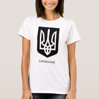Ukrainias samtida grafiska emblem Tryzub T Shirt