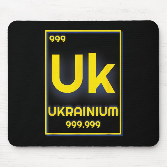 Ukrainium Element Kemi Smart Ukraina Patriotism Musmatta (Framsidan)
